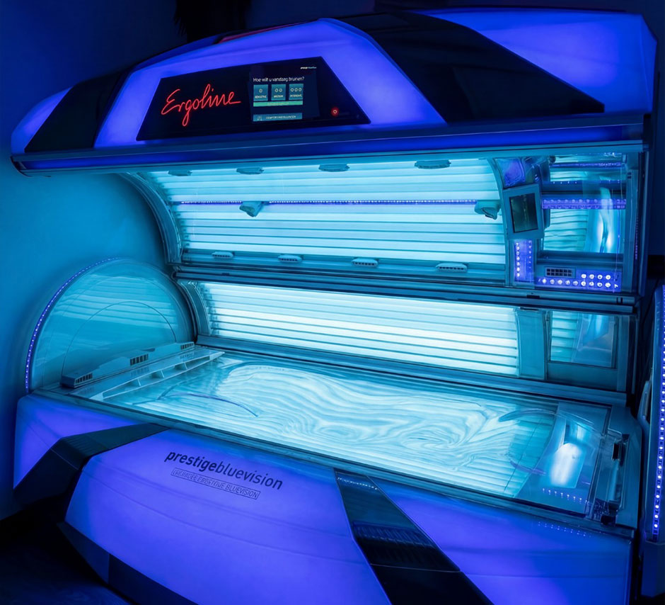 Ergoline zonnestudio met BlueVision